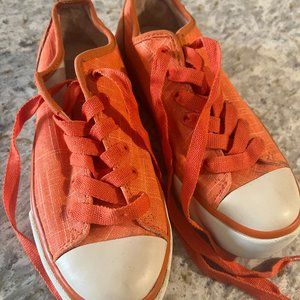 Orange Ugg Australia Women's Jojo Orange Lace-up Platform Shoes 1003211